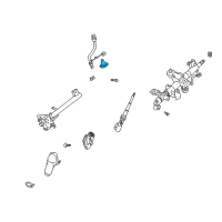 OEM 1999 Nissan Quest Boot-Dust, Hand Lever Diagram - 34122-7B000