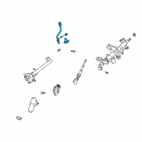 OEM 1999 Nissan Quest Lever Assy-Hand Diagram - 34110-7B010