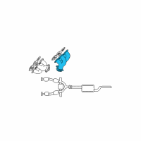 OEM 2000 Ford Mustang Manifold Diagram - 1R3Z-9430-CA