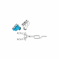 OEM 1999 Ford Mustang Manifold Diagram - XR3Z-9431-DC