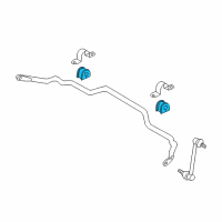 OEM 2004 Ford Escape Stabilizer Bar Insulator Diagram - YL8Z-5484-AA