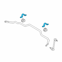 OEM 2002 Ford Escape Stabilizer Bar Bracket Diagram - YL8Z-5486-AA