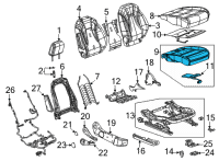 OEM 2021 Buick Envision MODULE KIT-AIRBAG FRT PASS PRESENCE (W/ S Diagram - 85104183