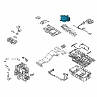 OEM 2017 Hyundai Sonata Blower Unit Assembly-Battery Cooling Diagram - 37580-E6000