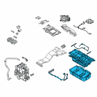 OEM 2019 Hyundai Sonata Call TECHLINE-Pack Assembly-Battery Diagram - 37510-G0000