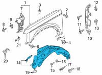 OEM 2021 Ford Bronco SHIELD Diagram - M2DZ-16102-A