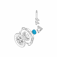 OEM 2001 Kia Optima Bearing-Clutch RELEA Diagram - 4142139000