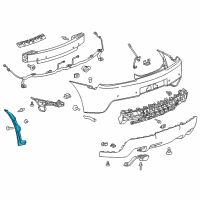 OEM Chevrolet Camaro Splash Shield Diagram - 22829497