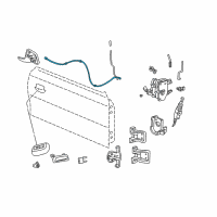 OEM 2002 Ford Mustang Cable Diagram - F4ZZ-63221A00-A