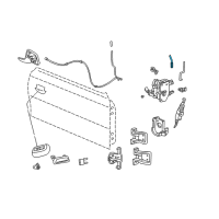 OEM 2004 Ford Mustang Control Rod Diagram - XR3Z-6322152-AA