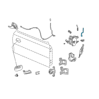 OEM 2003 Ford Mustang Control Rod Diagram - XR3Z-6322135-AA