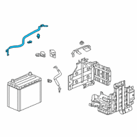 OEM 2019 Honda Insight Cable, Ground Battery Diagram - 32600-TXM-A00