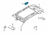 OEM Hyundai Tucson LAMP ASSY-REAR PERSONAL, LH Diagram - 92870-C1500-NNB