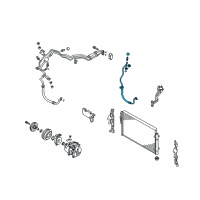 OEM 2012 Kia Sorento Discharge Hose Diagram - 977621U200