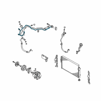 OEM 2011 Kia Sorento Liquid Tube Assembly Diagram - 977671U150