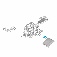 OEM Dodge Stratus Door-A/C Expansion Diagram - MR500467