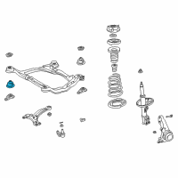 OEM 2003 Toyota Camry Front Insulator Diagram - 52211-33070