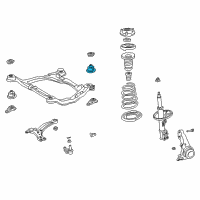 OEM 2004 Toyota Camry Rear Insulator Diagram - 52215-33080