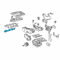 OEM 2004 Lexus ES330 Gasket, Intake Manifold To Head, NO.2 Diagram - 17178-20020