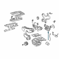 OEM Lexus RX400h Gage Sub-Assy, Oil Level Diagram - 15301-20021