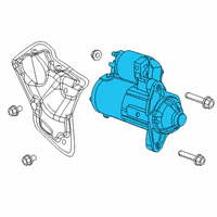 OEM 2021 Ram 1500 Starter Motor Diagram - R6044736AC