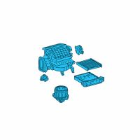 OEM Toyota Camry Blower Assembly Diagram - 87130-06080