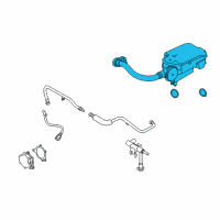 OEM Ford F-250 Super Duty Oil/Air Separator Diagram - GC4Z-6A785-D