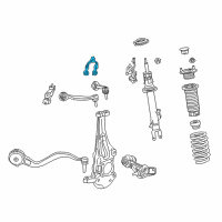 OEM Lexus Bracket, Front Upper Arm Diagram - 48658-11010