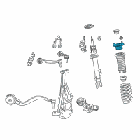 OEM 2018 Lexus LS500h Front Suspension Support Sub-Assembly Diagram - 48609-11010