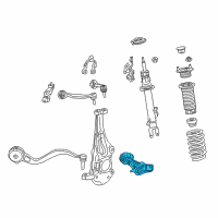 OEM 2019 Lexus LC500h Suspension Lower Control Arm Assembly No.2 Right Diagram - 48620-11020