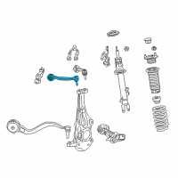 OEM 2021 Lexus LC500 Front Suspension Upper Control Arm Assembly No.1 Right Diagram - 48610-11010