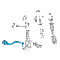 OEM 2020 Lexus LC500 Arm Assembly, Suspension Diagram - 48620-11030