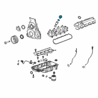OEM 2022 Cadillac CT5 Filler Cap Diagram - 12662196