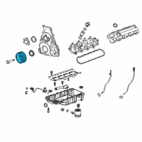 OEM 2014 Chevrolet Corvette Vibration Damper Diagram - 12619782