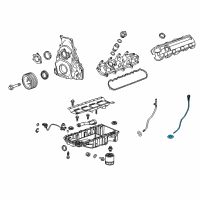 OEM Chevrolet Indicator Asm-Oil Level Diagram - 12661062