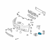 OEM 2012 Lexus LS460 Sensor, Ultrasonic, NO.1 Diagram - 89341-50060-G1