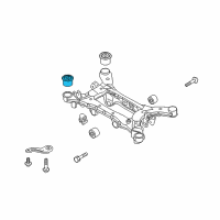 OEM Hyundai Genesis Coupe Bushing-Crossmember Diagram - 55418-2M100