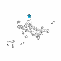 OEM 2013 Hyundai Genesis Coupe Bushing-Crossmember Diagram - 55428-2M100