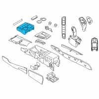OEM 2016 BMW X5 Drink Holder Diagram - 51-16-9-315-332