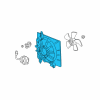 OEM 2002 Acura RSX Shroud Diagram - 19015-PND-A01