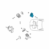 OEM 2002 Chrysler Sebring Bracket-Engine Roll DAMPENER Diagram - MR272204