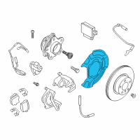 OEM 2020 BMW X3 Protection Plate Left Diagram - 34-20-6-870-531