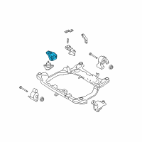 OEM 2010 Hyundai Elantra Engine Mounting Support Bracket Diagram - 21815-2H100