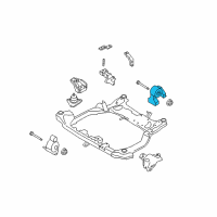 OEM 2009 Hyundai Elantra Bracket Assembly-Roll Stopper, Rear Diagram - 21930-2H000