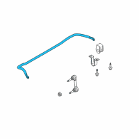 OEM Ford Stabilizer Bar Diagram - 8C2Z-5482-B
