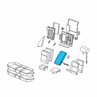 OEM 2001 BMW 525i Armrest Leather Diagram - 52-20-7-047-628