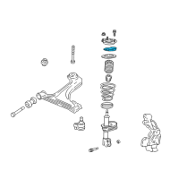 OEM 2002 Oldsmobile Alero Seat Diagram - 88964336
