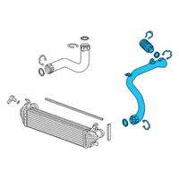 OEM 2020 Cadillac XT4 Air Inlet Tube Diagram - 84400160