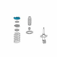 OEM 1997 Buick Riviera Mount Asm, Front Suspension Strut Diagram - 22113236