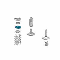 OEM Buick Riviera Seat, Front Spring Diagram - 22129811